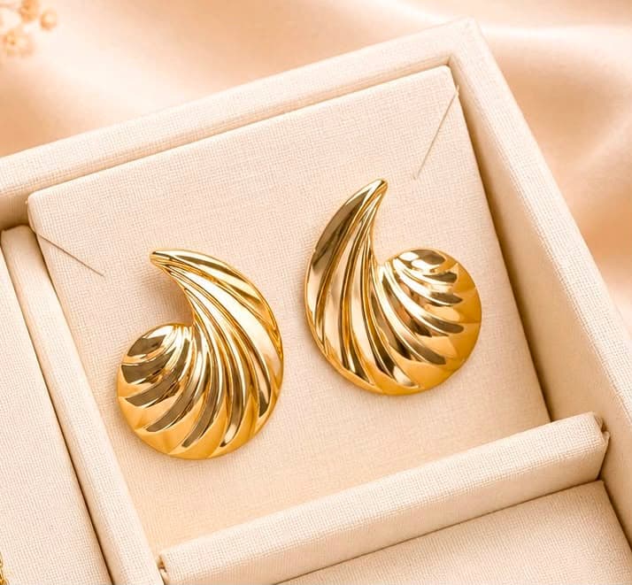 Brincos Espiral Gold